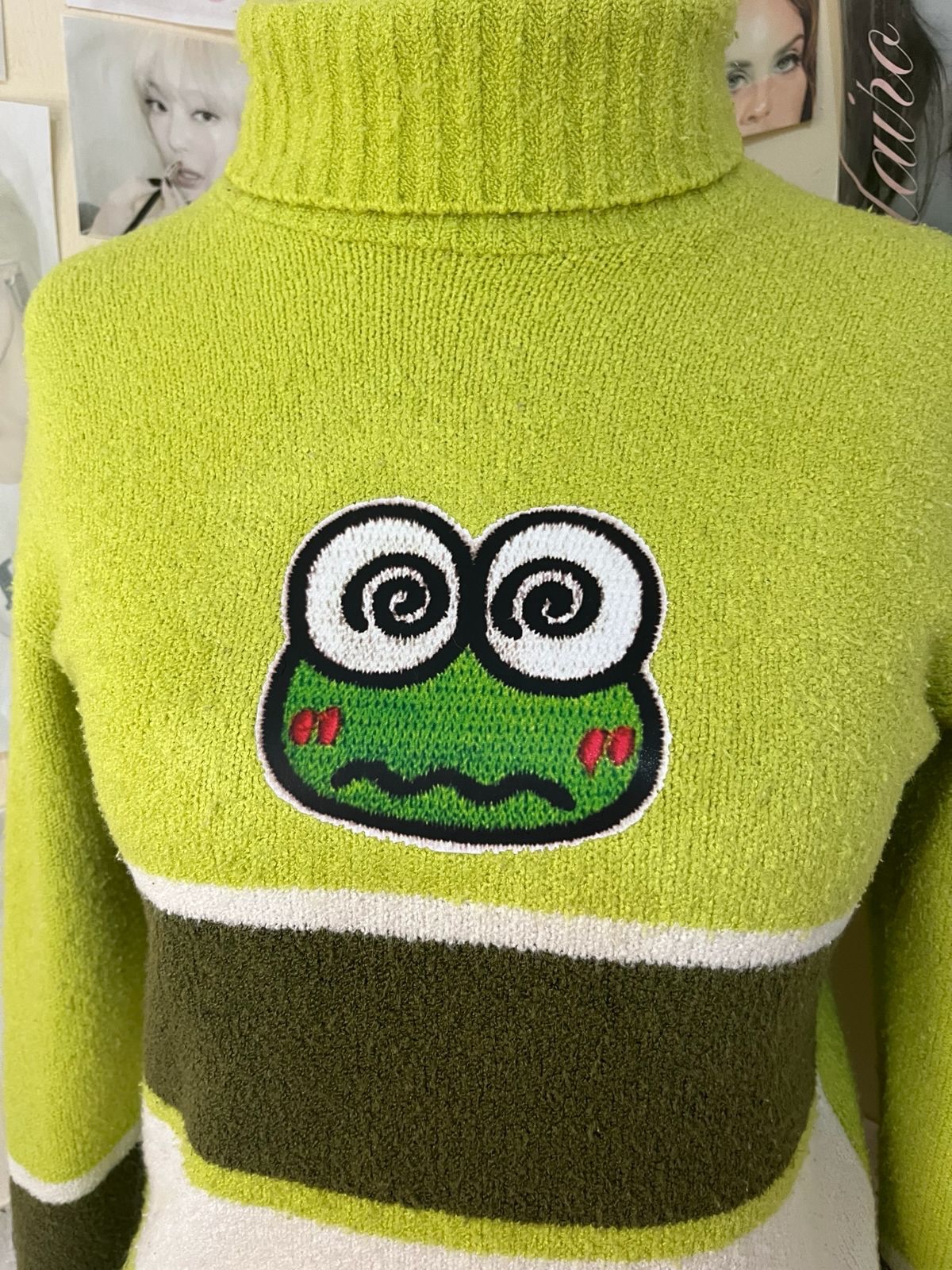 Blusa gola de lã sapinho