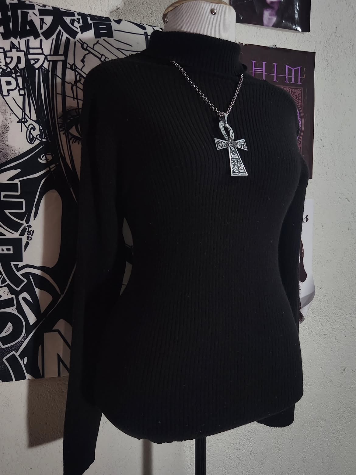 Blusa Manga Longa Preta