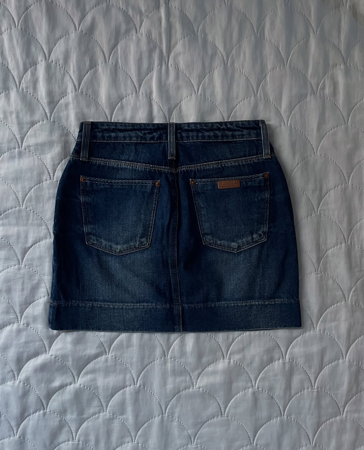 Mini Saia Jeans Escura
