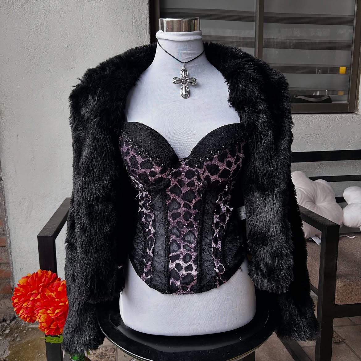 Corset Basico Vinho Garimpo