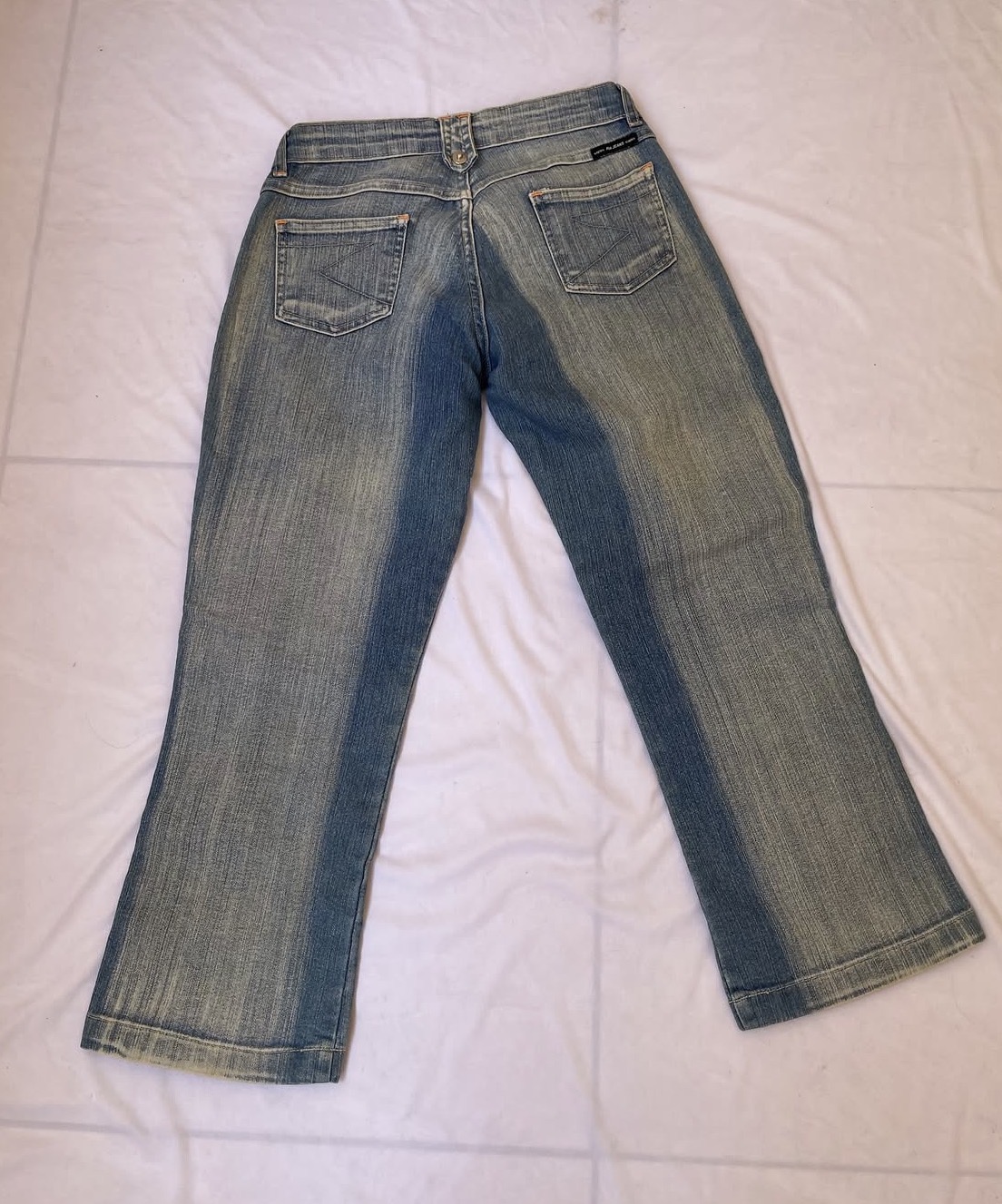 Calça Capri Jeans Cintura Baixa 00S